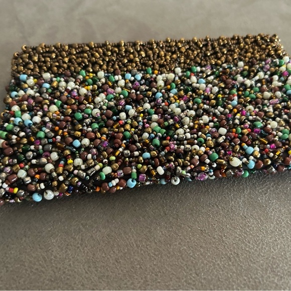 Textured Beaded small clutch/purse VOA  Unique PURSE-SALE was $60 - Picture 1 of 6